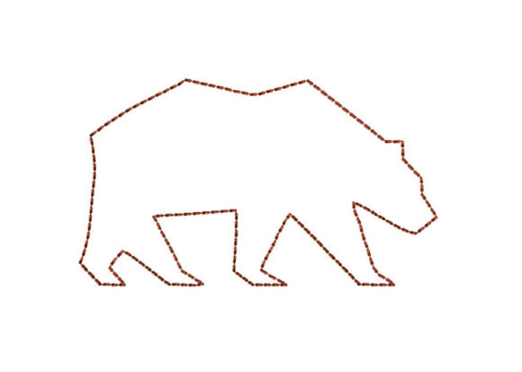 Bear Bean Stitch: A Woodland Charm for Small Business Merch