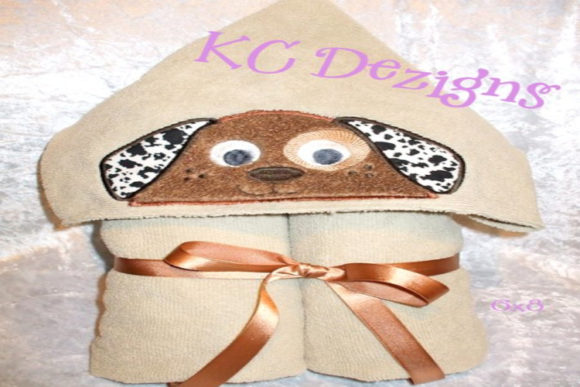Dog Hooded Towel Applique
