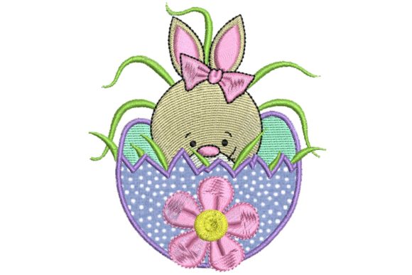 Easter Delight Bunny Applique 2