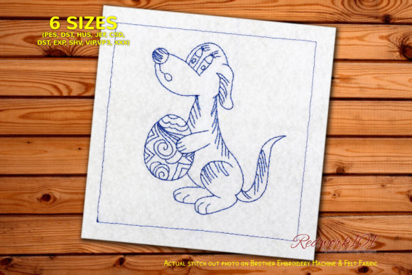 Easter Dog Embroidery Design Review
