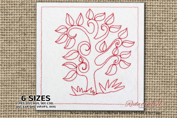 Family Tree Pattern Bluework