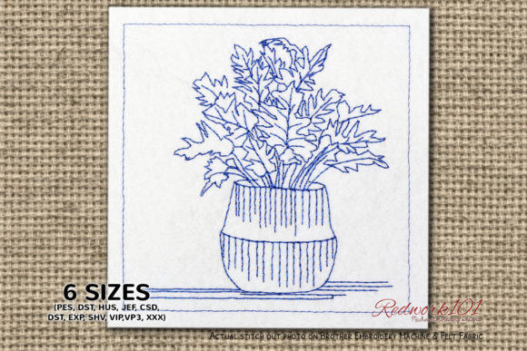 Gemini Plants Embroidery Design Review