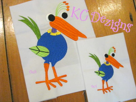 Googly Eyed Bird 07 Machine