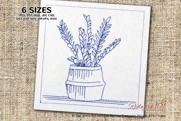 Pisces Plants Redwork Review