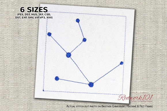 Star Constellation of Taurus in the Sky