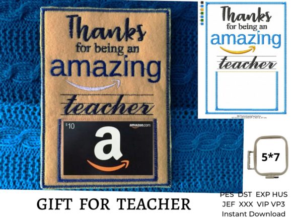 Teacher Gift Card Holder