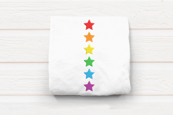 Vertical Row of Stars
